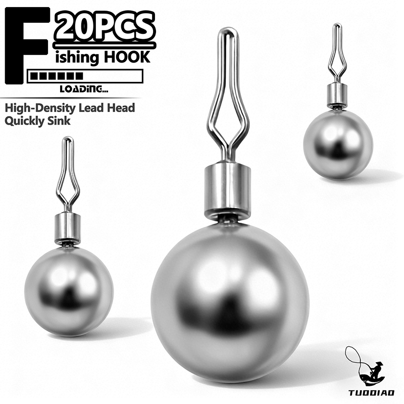 Fishing Rod Building Kit - [TUODIAO] Round Drop Shot Sinker Stable
