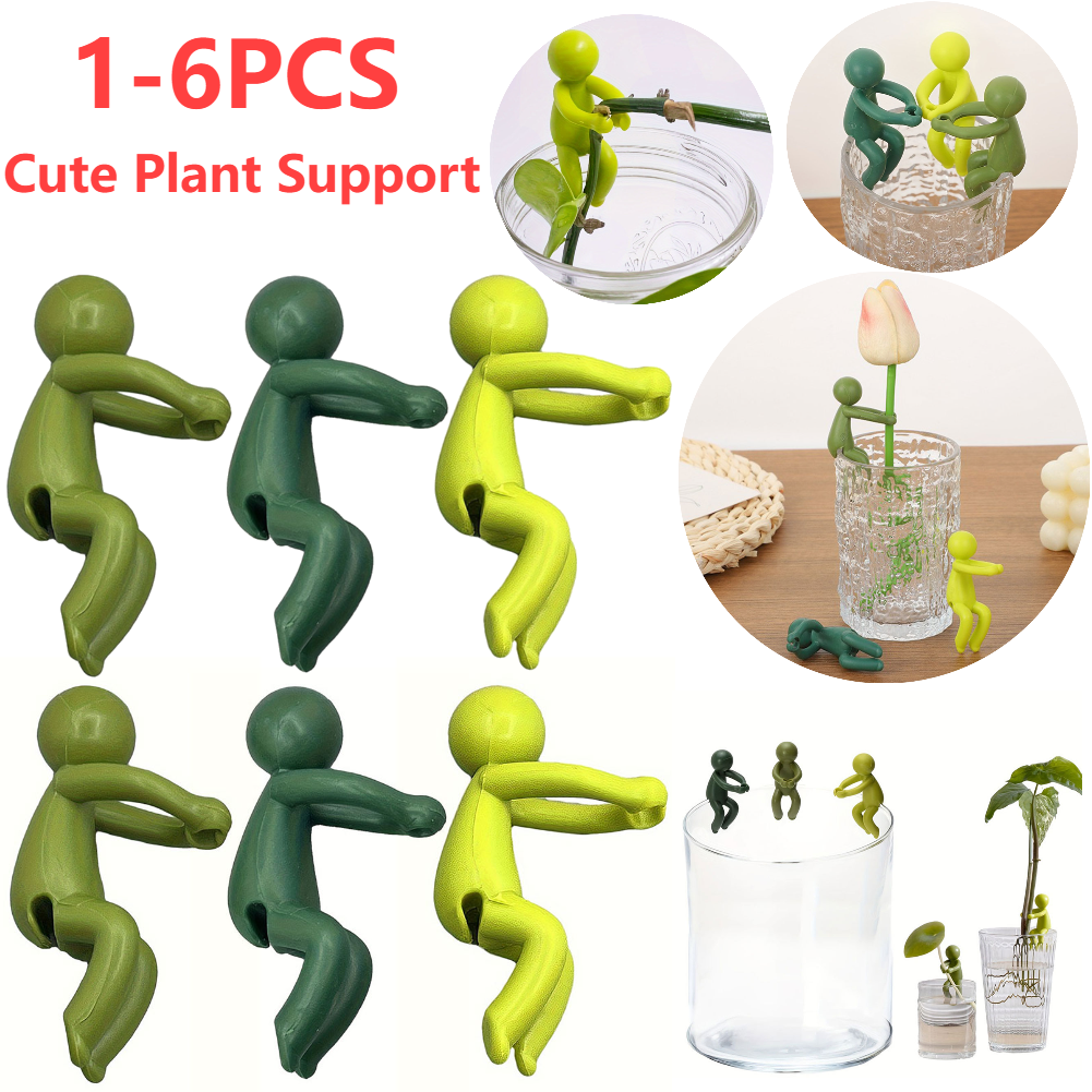 Fishing Rod Holder - 1-6 PCS Cute Plant Stand Plastic