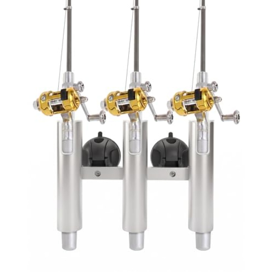 Fishing Rod Rack - No Drill Vacuum Fishing Rod Holder,