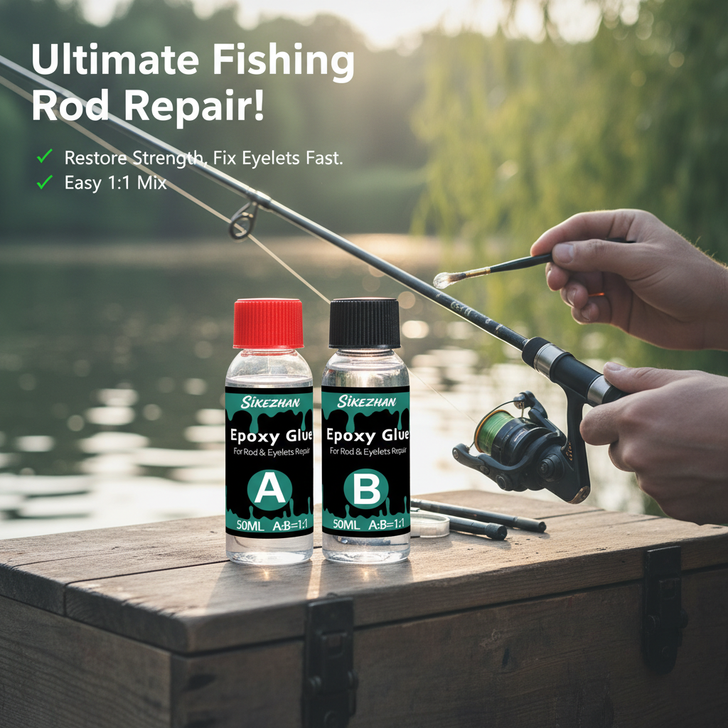 AB Epoxy 1:1 for Fishing Rod R - đánh giá và giá Fishing Rod Repair Kit