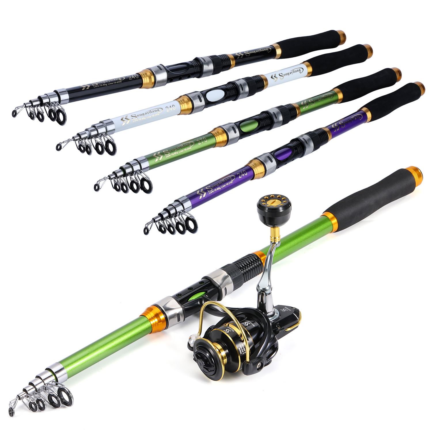 Sougayialng spinning fishing r - đánh giá và giá Fishing Rod Spinning