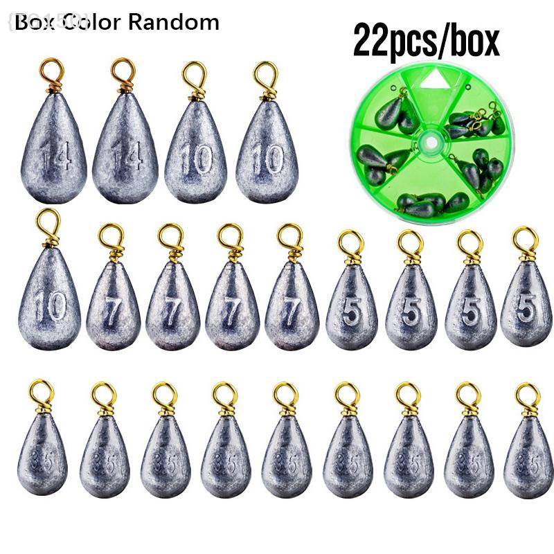 【TG150】22Pcs/Box Fishing Bait  - đánh giá và giá Fishing Rod Case