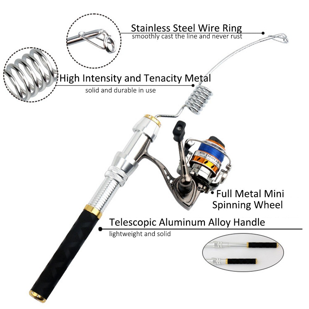 Portable Fishing Rod Telescopi - đánh giá và giá Fishing Rod Telescopic