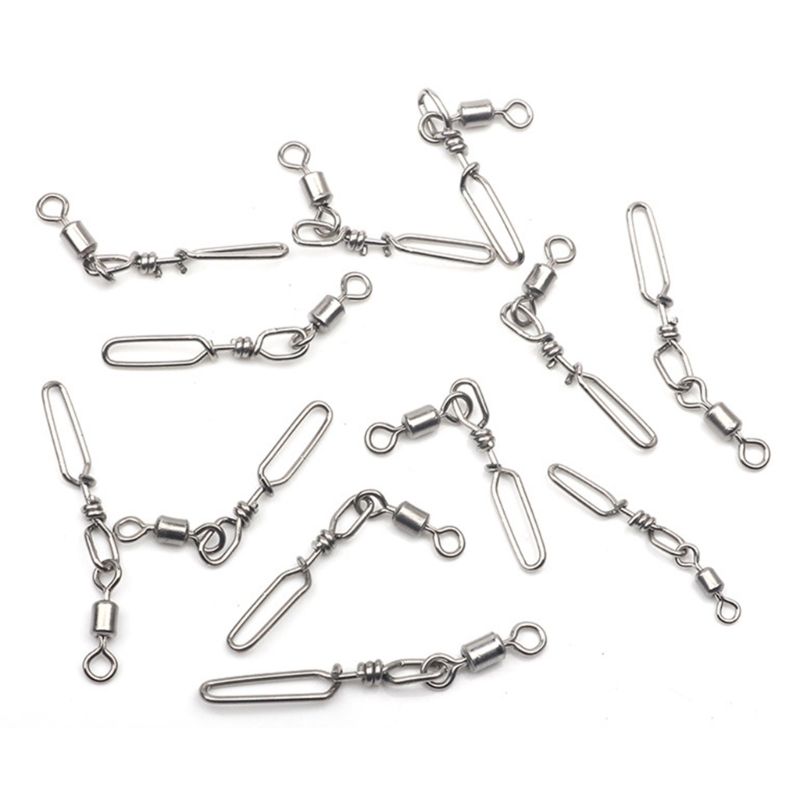 10Pcs Stainless Steel Quick Sn - đánh giá và giá Fishing Rod Casting