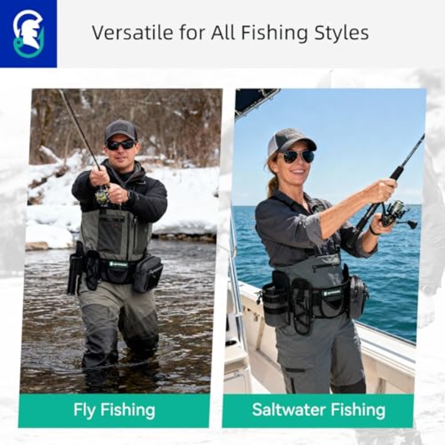 Modular Wading Belt with Rod H - đánh giá và giá Fishing Rod Surf