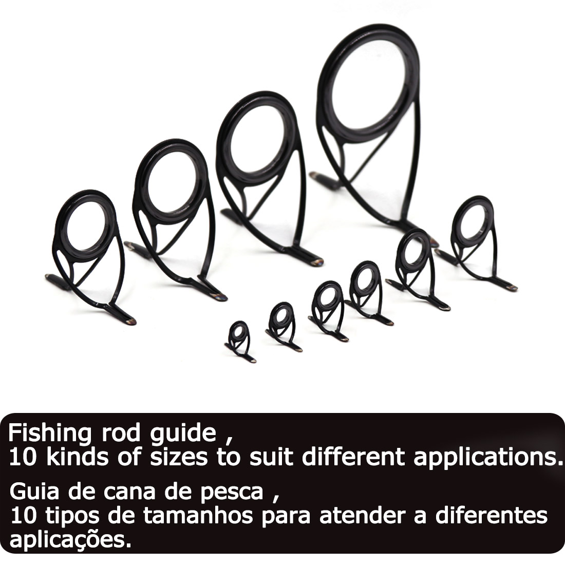 9KM OB Curved Rod Guide Kit 10 - đánh giá và giá Fishing Rod Repair Kit
