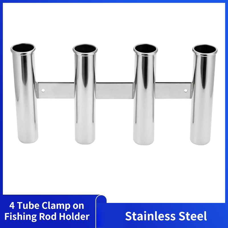 Stainless Steel 4 Tubes Rod ho - đánh giá và giá Fishing Rod Holder