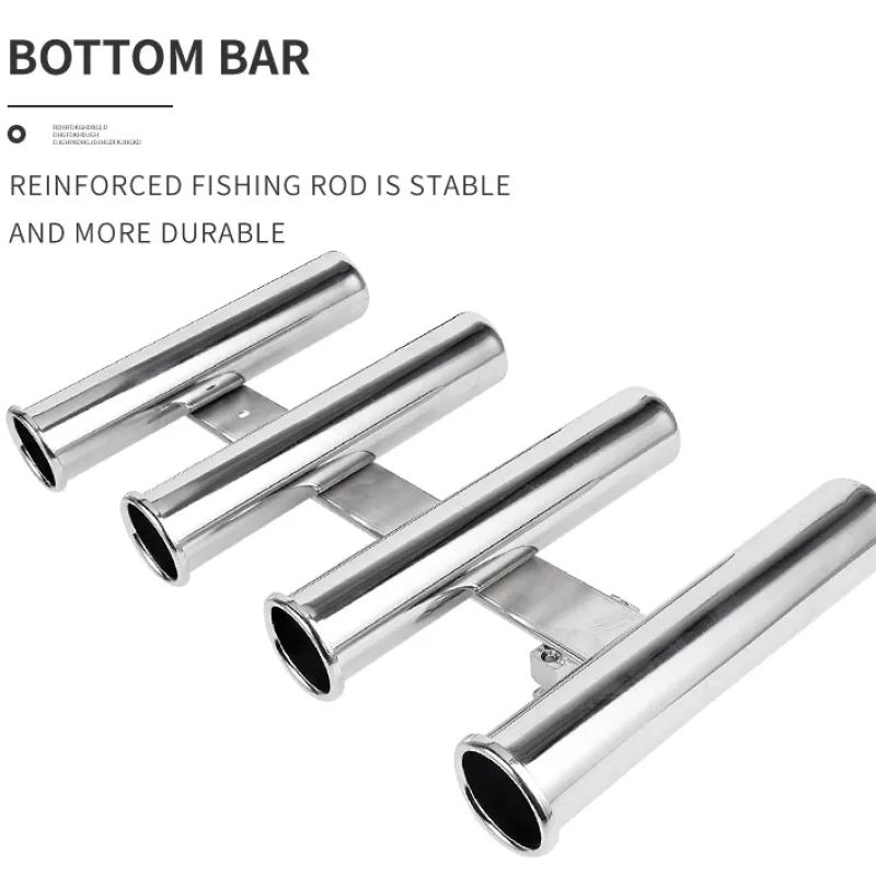Stainless Steel 4 Tubes Rod ho - đánh giá và giá Fishing Rod Holder