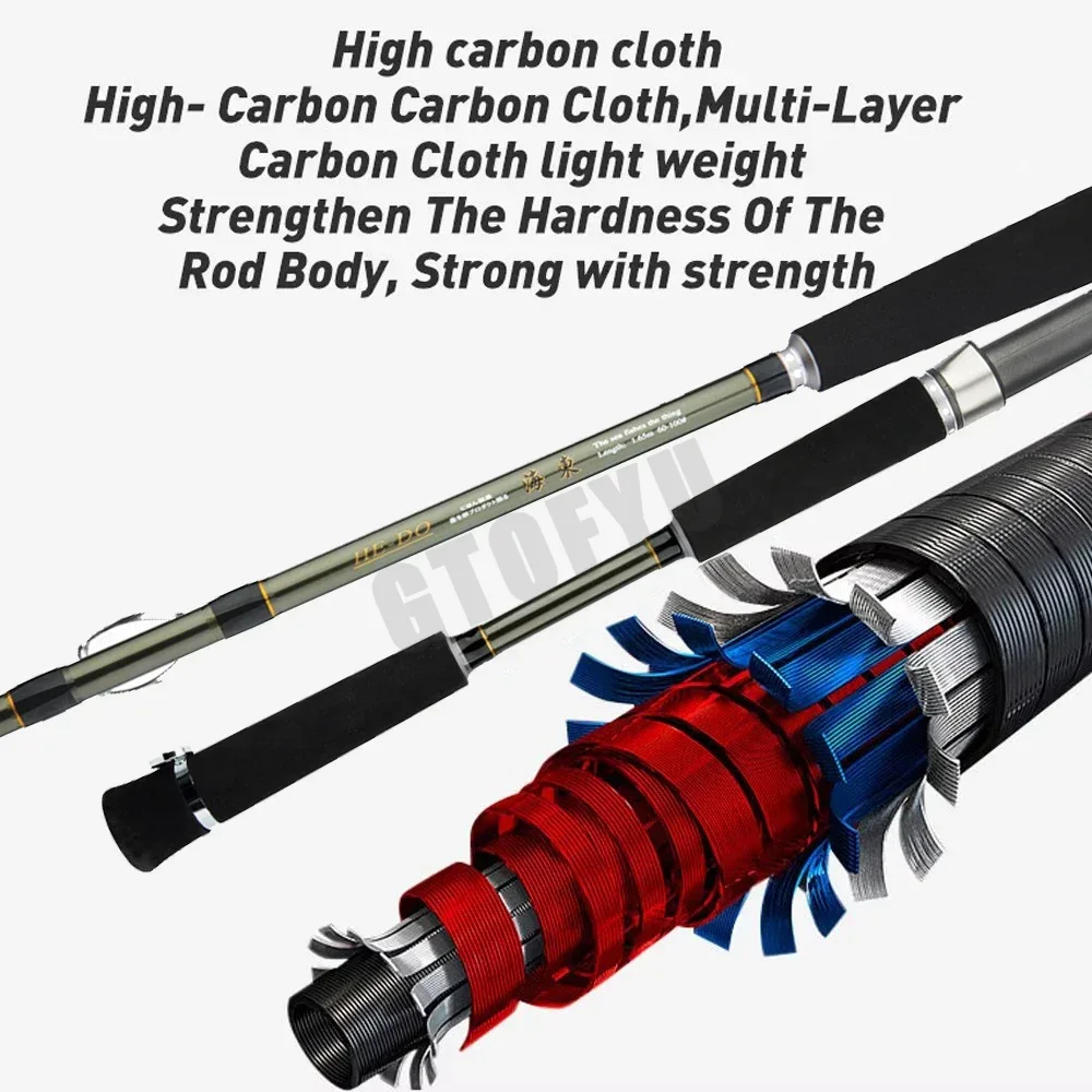 1.65m 1.80m Super Light Cuttle - đánh giá và giá Fishing Rod Surf