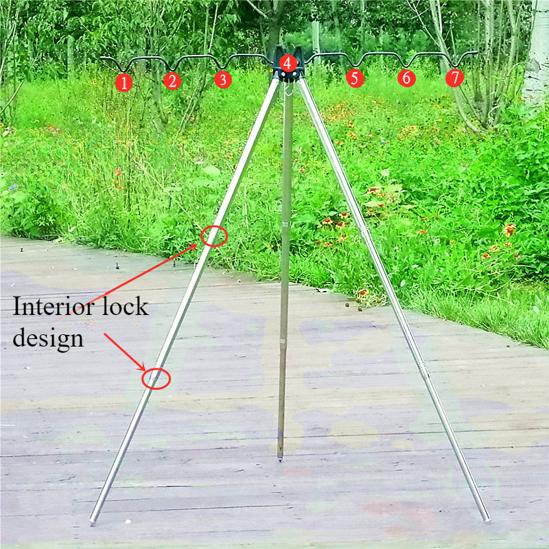1PC Fishing Sea Rod Bracket Al - đánh giá và giá Fishing Rod Telescopic