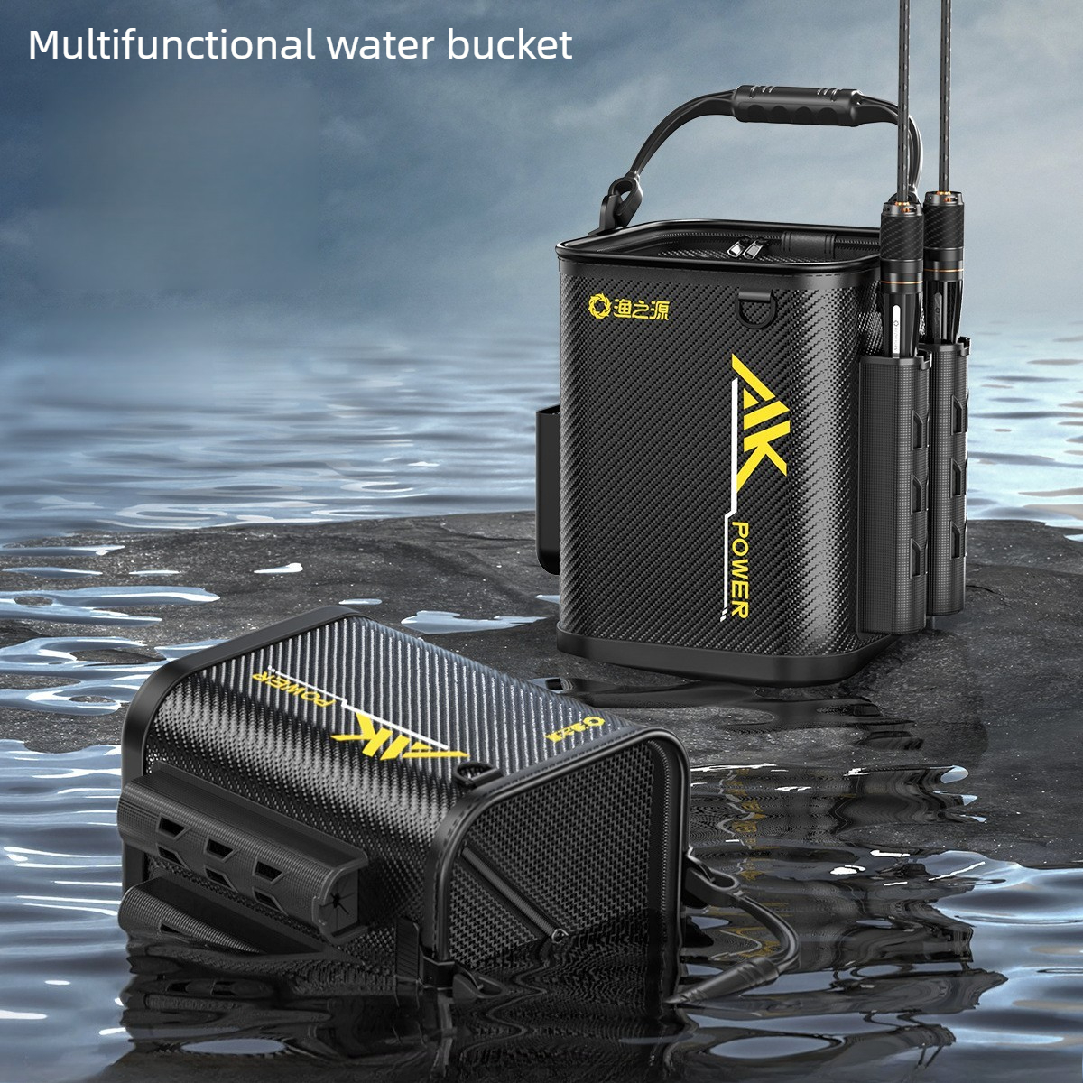 Multi-Functional Live Fish Buc - đánh giá và giá Fishing Rod Holder