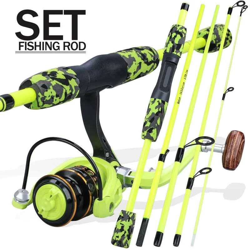 Sougayilang Portable 5 Section - đánh giá và giá Fishing Rod Spinning