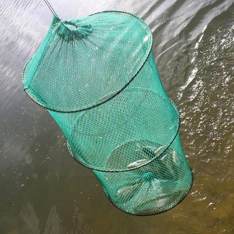 Folding Round Nylon Mesh Metal - đánh giá và giá Fishing Rod Casting