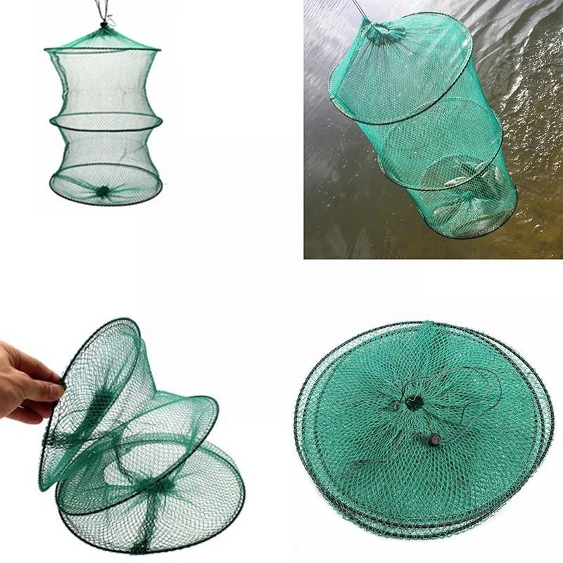 Folding Round Nylon Mesh Metal - đánh giá và giá Fishing Rod Casting