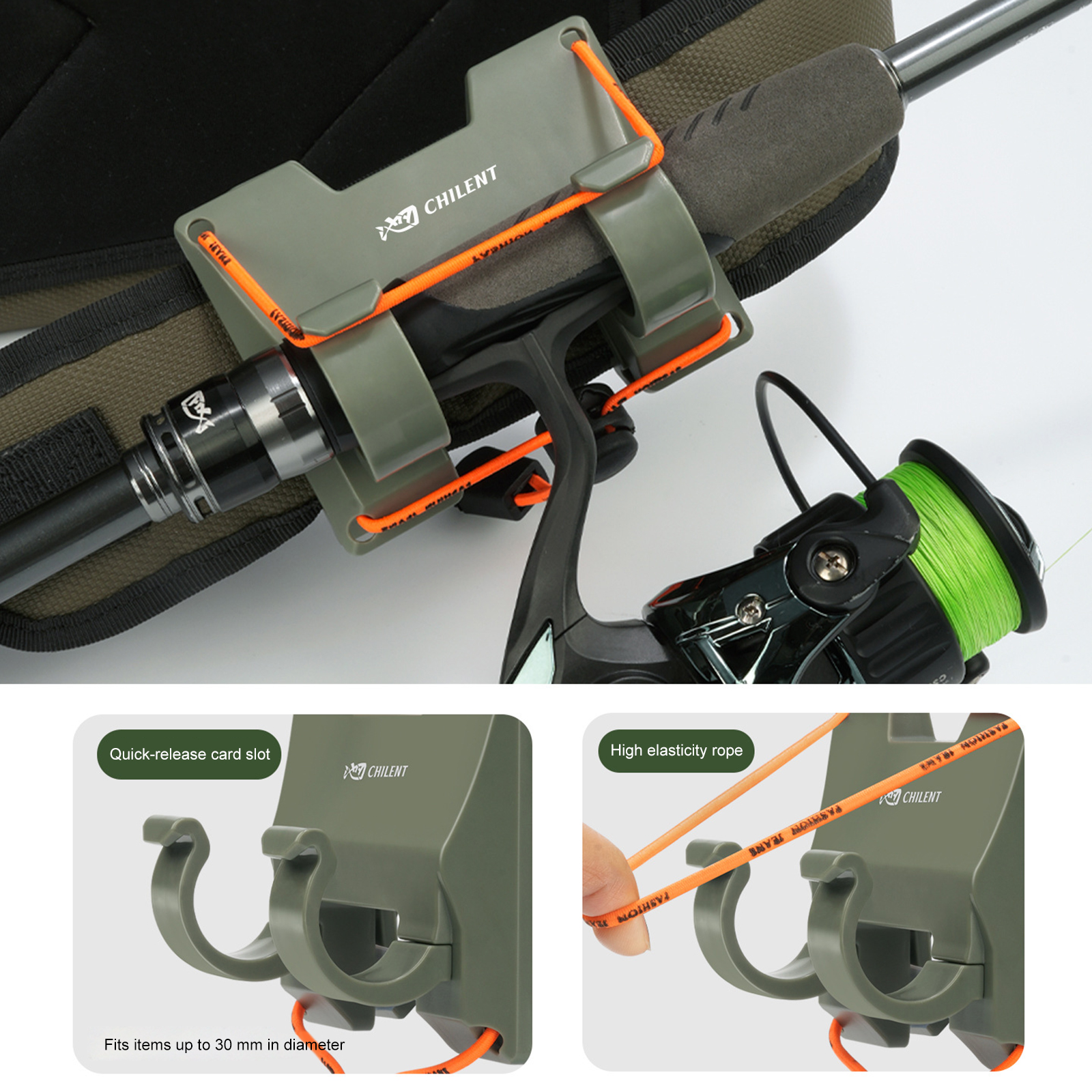 Outdoor Belt Clip Rod Holder H - đánh giá và giá Fishing Rod Fly