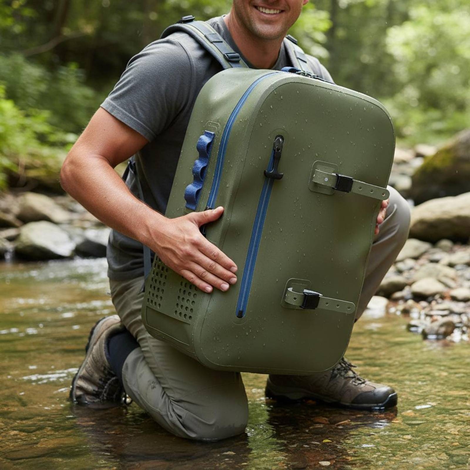Rod Holder Backpack Breathable - đánh giá và giá Fishing Rod Holder